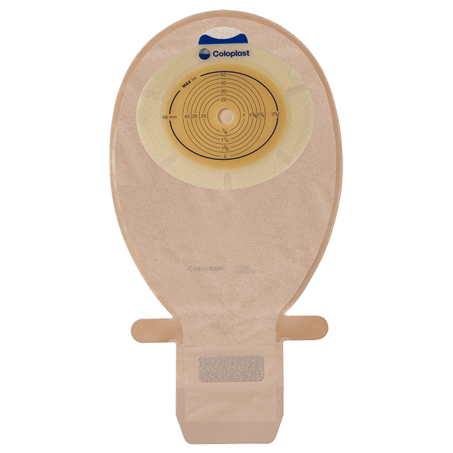 SenSura® einteilig Ausstreifbeutel mit Hide-away® Auslass