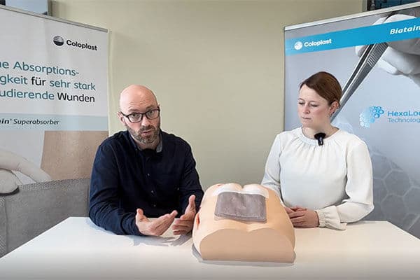 Exsudatmanagement mit Biatain® Superabsorber